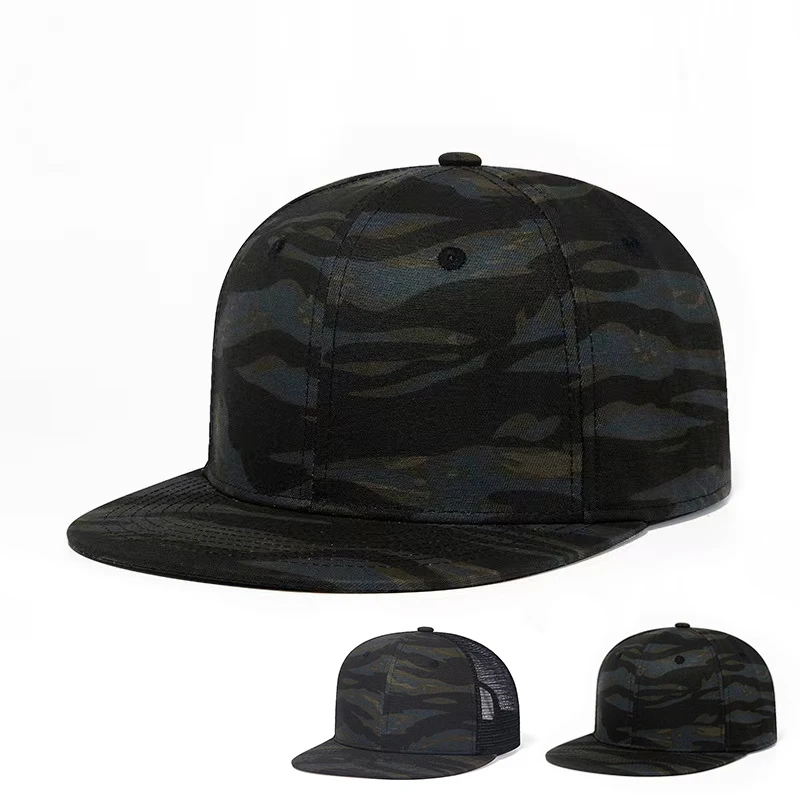 Fashion Camouflage mesh cap Cotton snapback Hats flat Trucker caps Spring Summer Men Women Baseball Cap sun hats gorras