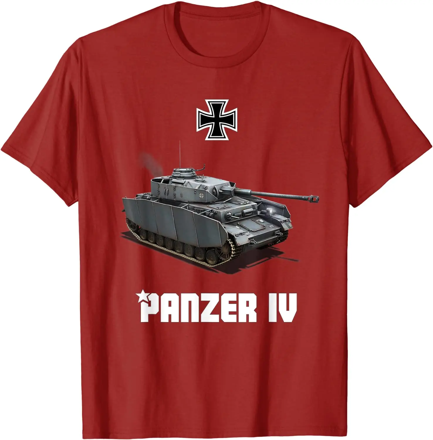 Panzer IV Ausf.G and H WWII German Medium Tank T-Shirt. Premium Cotton Short Sleeve O-Neck Mens T Shirt New S-3XL