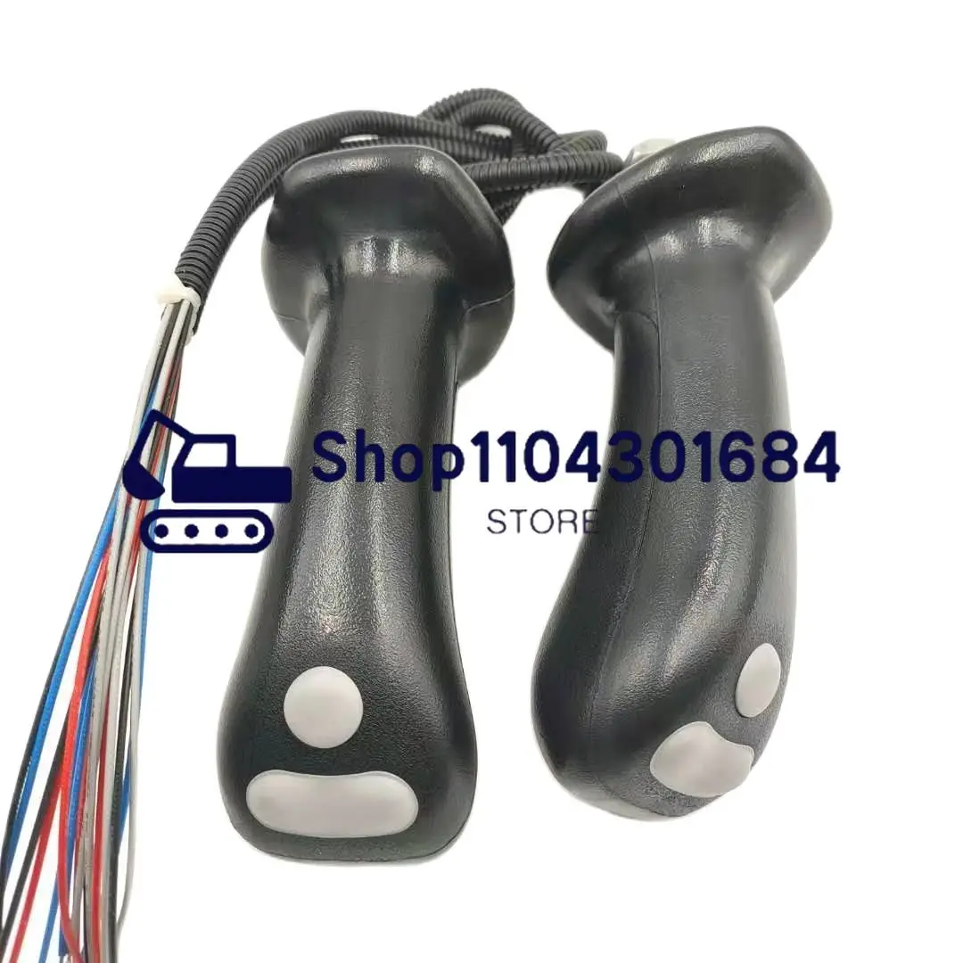 For Excavator Parts Yuchai LONKING XCMG Revo 65/75-8/80 Rexroth Joystick Handle Glue 4 Button Keys 12mm