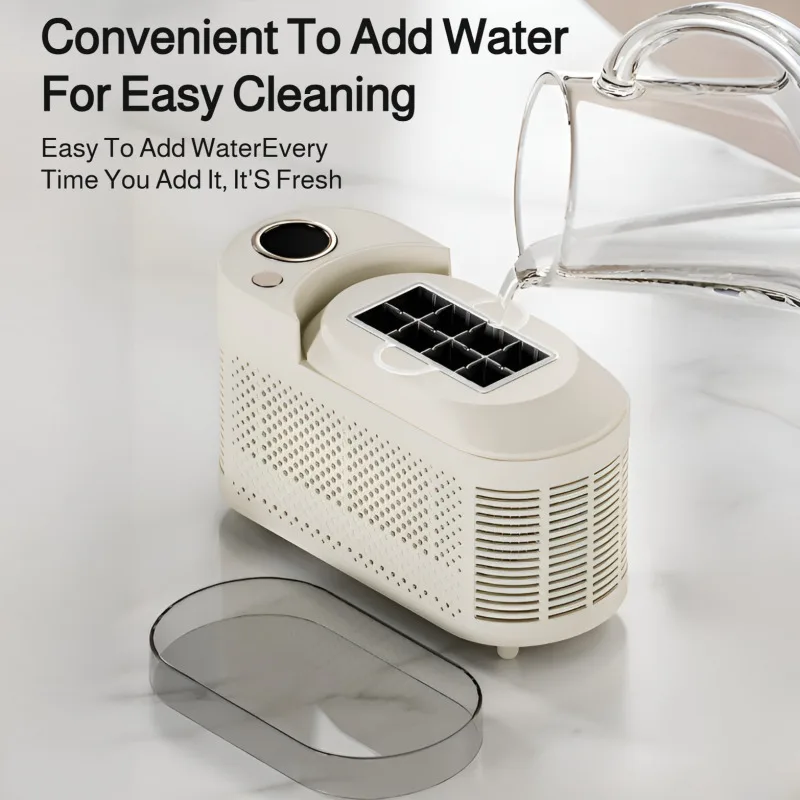 صانع ثلج صغير لسطح المكتب، صغير مريح للمنزل، مكتب، تخييم، سيارة مكعب، صندوق ثلج أوتوماتيكي