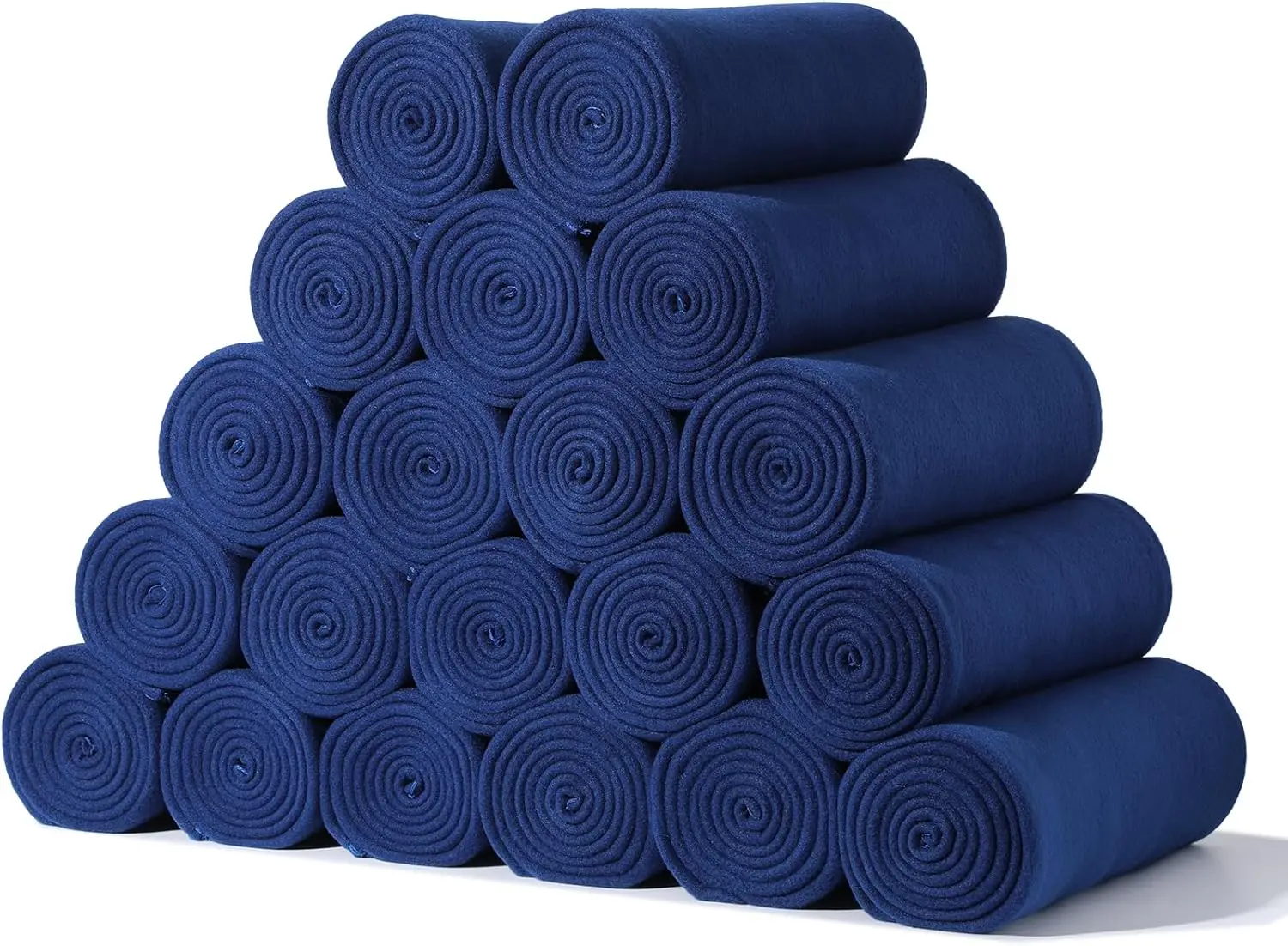 

20 темно-синих флисовых одеял, 50x60 дюймов, мягкие и легкие пледы для дома, офиса, подарков для путешествий