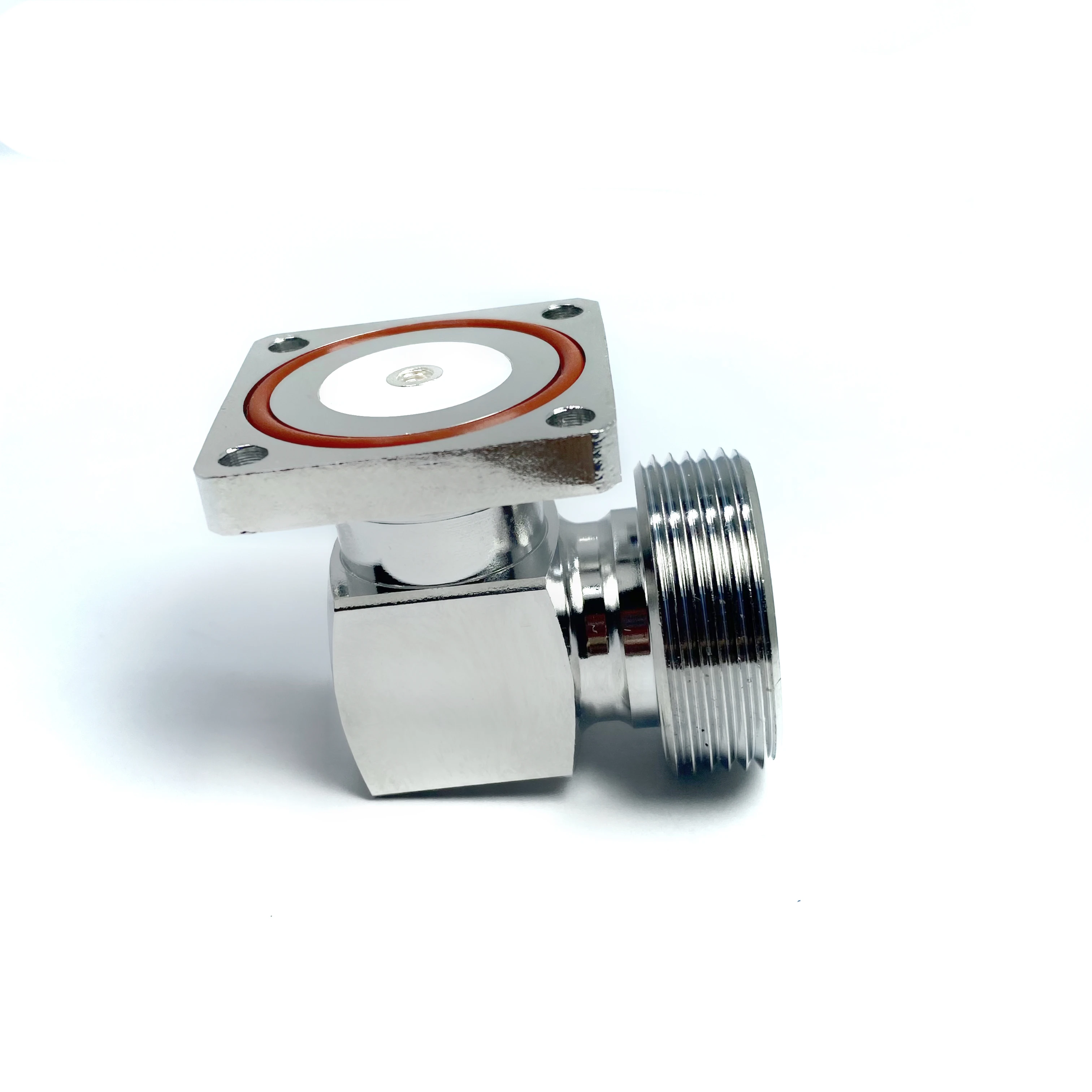 

4 hole flanges 7-16 Din female right angle rf connectors with m3 32mm