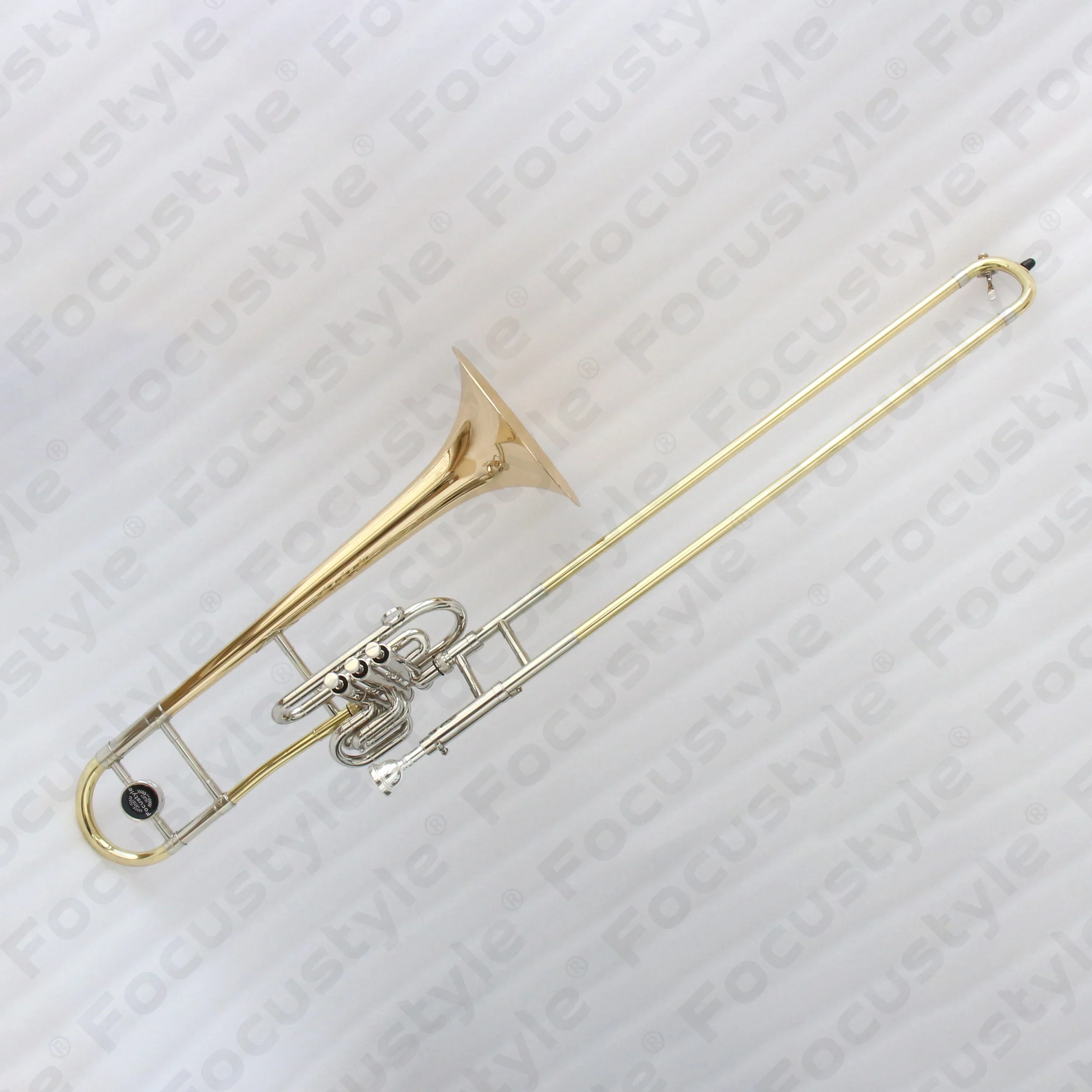 Professional Superbone Trombone With Case High Quality Trombone Instrument Dual-Use Trombone