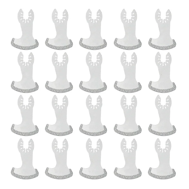 A92p 20 pçs lâmina de diamante multiferramenta para remoção de rejunte ferramenta oscilante alvenaria telha concreto remoção lâminas xg8020s