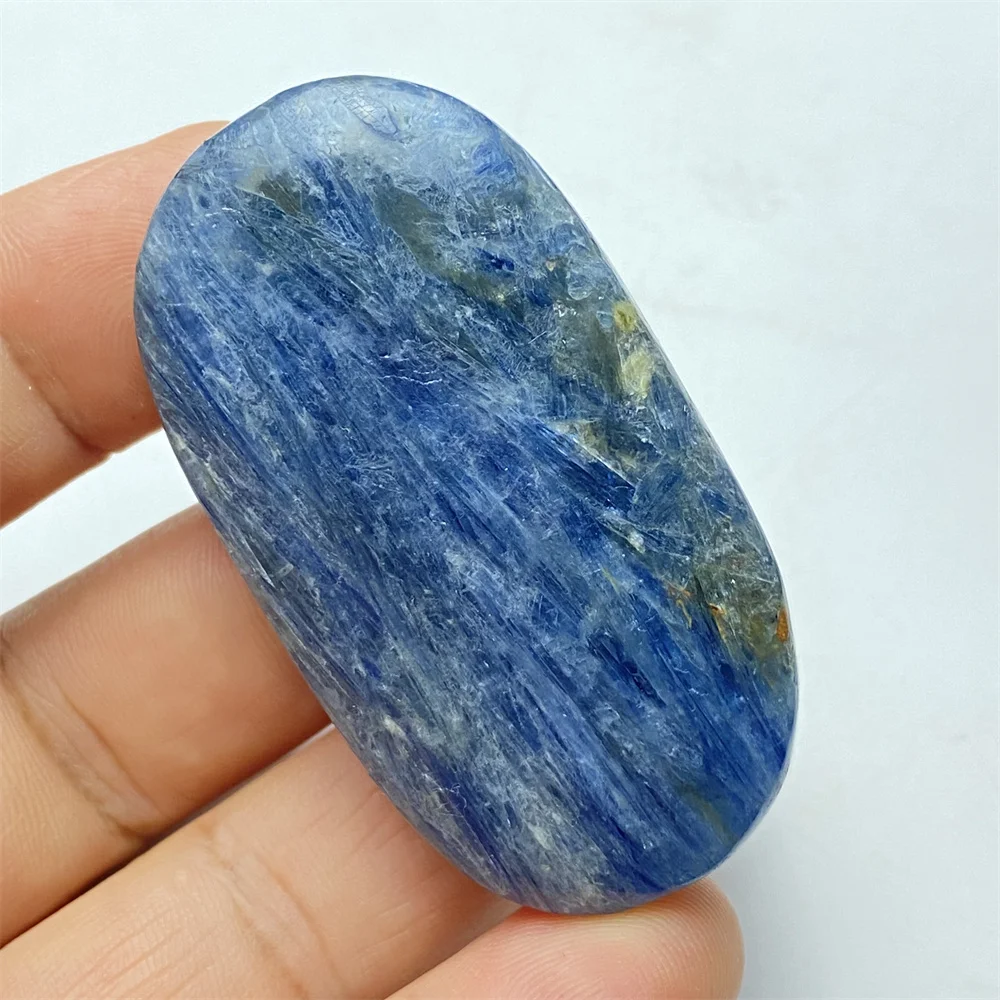 Natural High-quality Blue Crystal Stone Palm Hand Polished Meditation Spiritual Home Decoration Ornaments