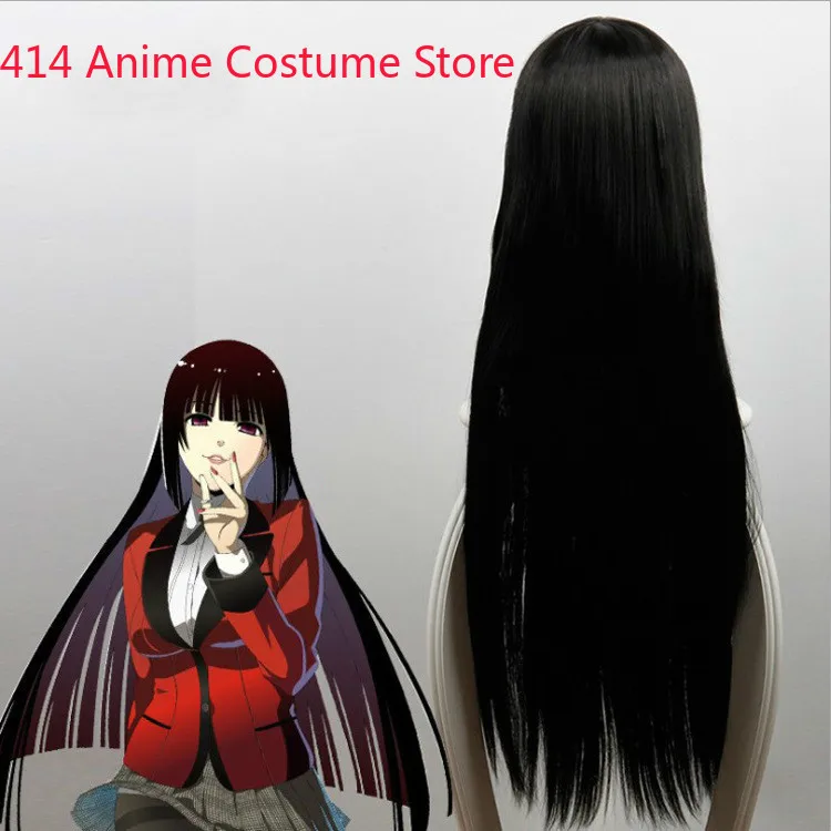 Perruques Cosplay de Joueur Compulsif, Anime Rick Jabami Yumeko / Yomoduki Runa, Cheveux Synthétiques, Halloween, C25M39