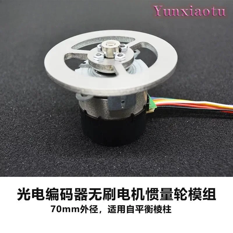 Inertia Flywheel Assembly Momentum Wheel Module, for Self-Balancing Robot Trolley