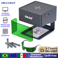 DAJA DJ6 Laser Engraver Logo Marker Machine for Household Woodwork Marking Machine Support Wireless BT Mobile Phone App Control