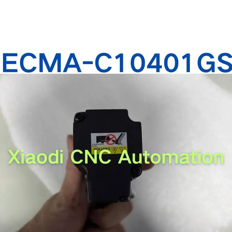 Used ECMA-C10401GS 100W servo motor test OK, fast shipping