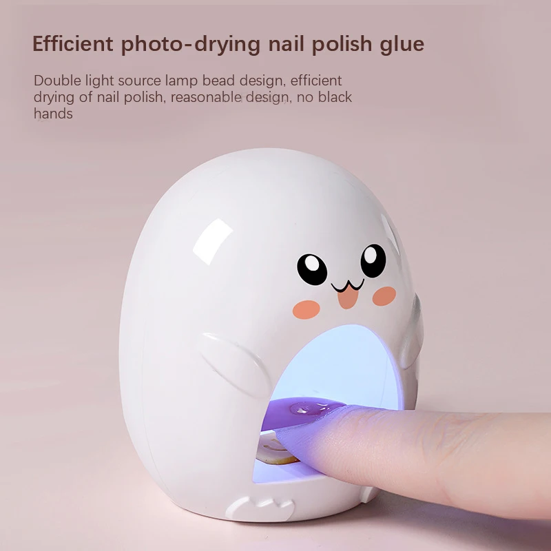 Mini suszarka do paznokci LED Przenośna szybkoschnąca lampa UV z pojedynczym palcem do lakierów żelowych Manicure Gel Machine Narzędzie do pielęgnacji paznokci