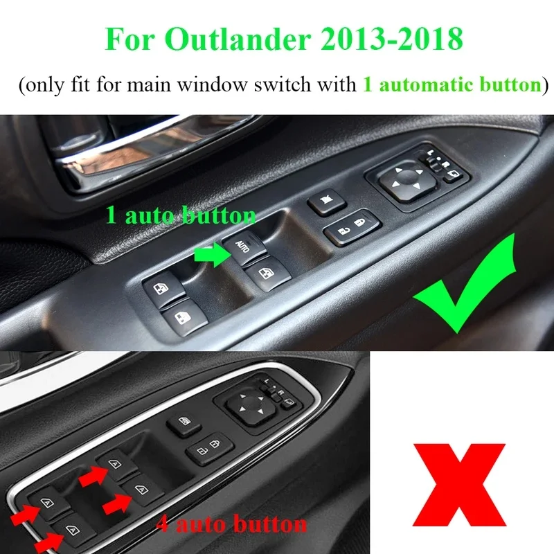 Auto Window Glass Closer Opening  Lifter Module Device Kit Left Hand Drive Car For Mitsubishi Outlander 2013+