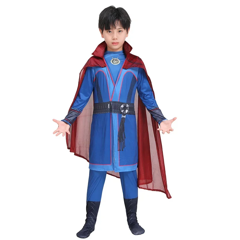 Dr Steven Cosplay Superhero Strange the Multiverse of Madness Cape Outfits Halloween Carnival Doctor Stephen Children Costume