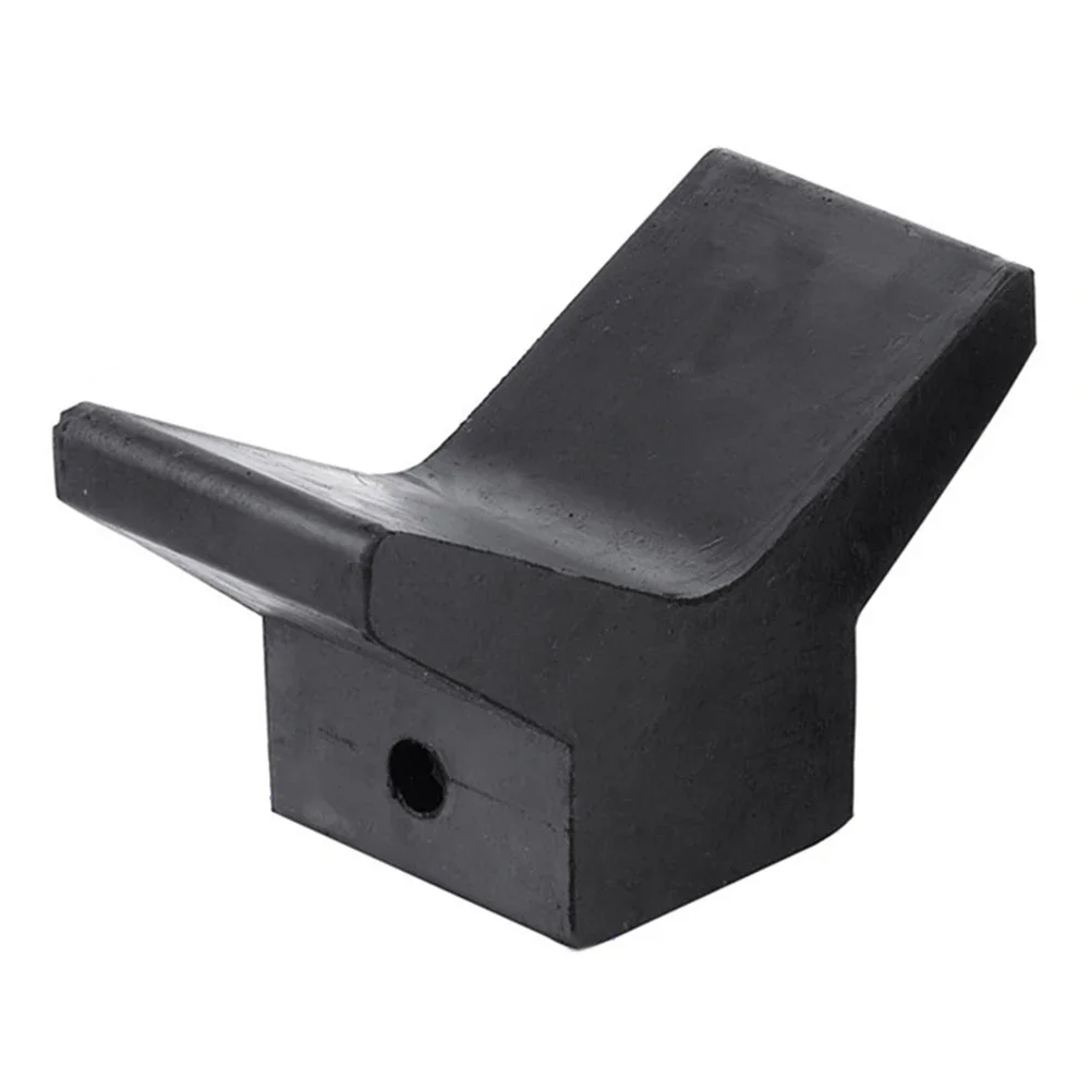 

Sleek Black Design Reliable Boat Trailer Bow Support Made from Rubber Material Fitting a Standard Size of 12 Inches
