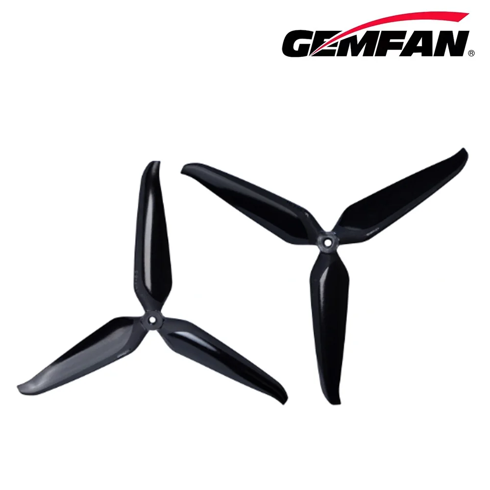 Gemfan 1080/10.1X5.5/1170/1270 الألياف الزجاجية النايلون المروحة 3-Blade الدعائم لطائرة بدون طيار FPV حرة لمجموعة طويلة لتقوم بها بنفسك أجزاء 2 أزواج #1