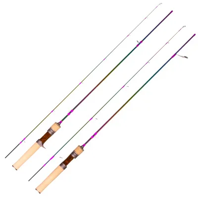 

Solid horse mouth rod UL adjustment, carbon colorful electroplated fishing rod, micro-object Luya rod Weihai fishing rod