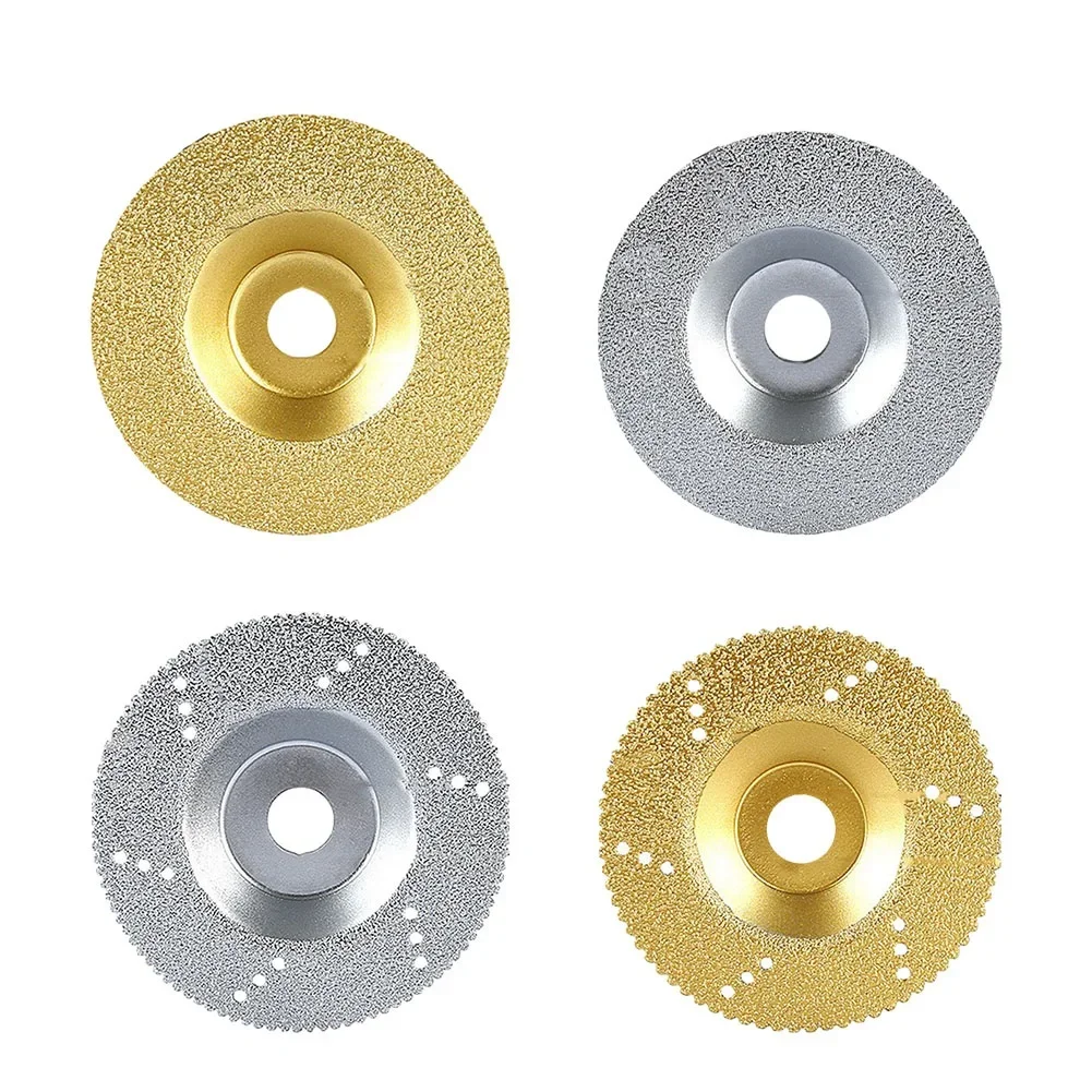 New Practical Cutting Disc Grinding Wheel Blade Silver/ Gold Wear-resistant Marble Bowl Grinding Disk 1pc Angle Grinder