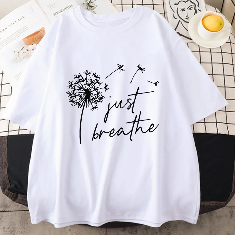 

Casual Summer Women Cotton T Shirts Top Style Tees Fashion Daily Print Streetwear Quality Multi Pattern Couple Fashion T-shirt