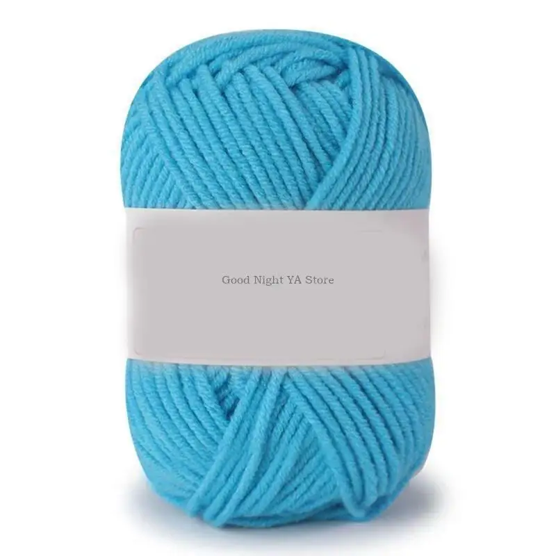 Hilo tejer suave Color sólido para Do Yourself Accesorios Hilo algodón para proyecto tejido cómodo