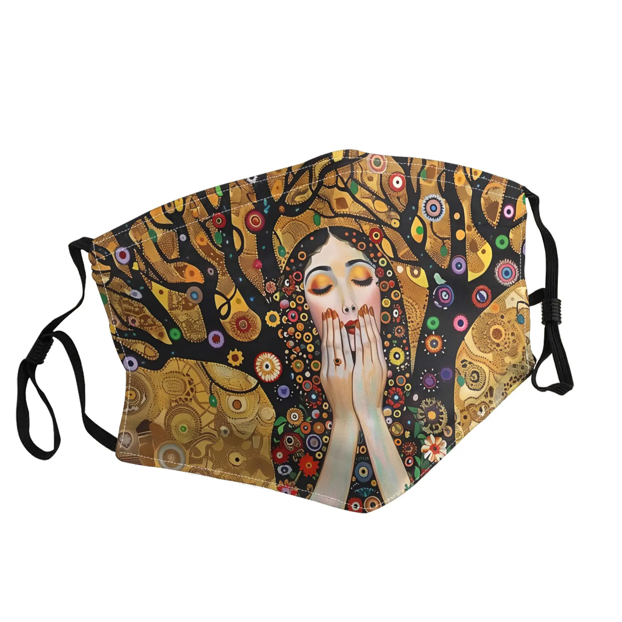 

Маска с рисунком Густава Климта, унисекс, для улицы, модная, с принтом