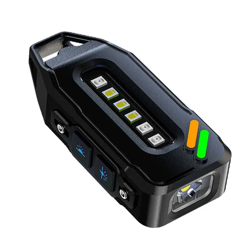 AAAF Multifunctional Mini COB Keychain Light USB Charging Emergency Lamps Strong Magnetic Repair Work Outdoor Camping Light
