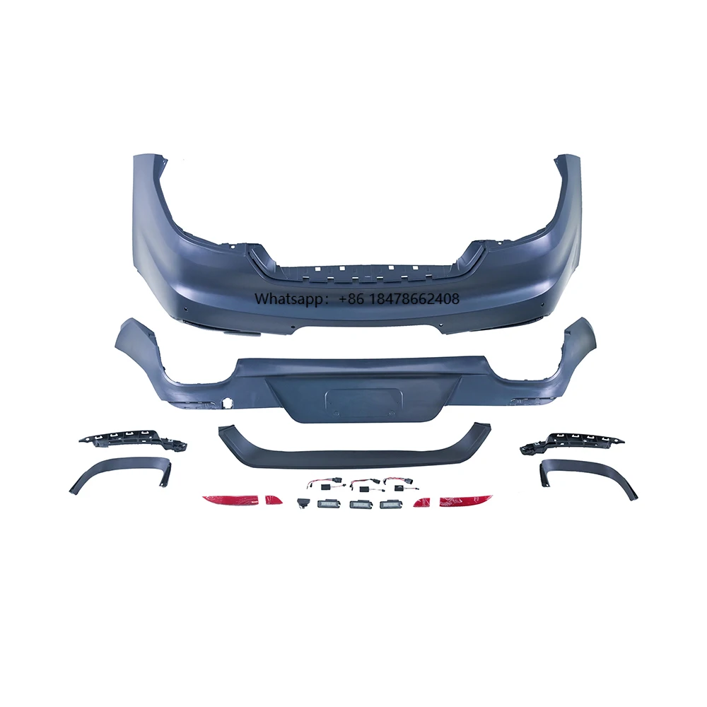 

KM High Quality Perfect Fit Rear Bumper Assembly 970.2 OE Car Protection Plastic Body Parts for Panamera 14-16 Style