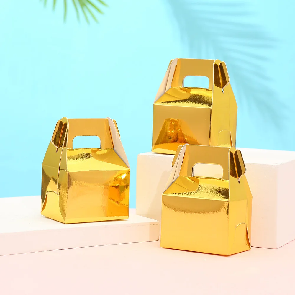 6 pcs Unique Cake Boxes and Candy Boxes for Gift Packaging -Gift Bags Included Packaging Box Cake Boxes and Packaging Candy