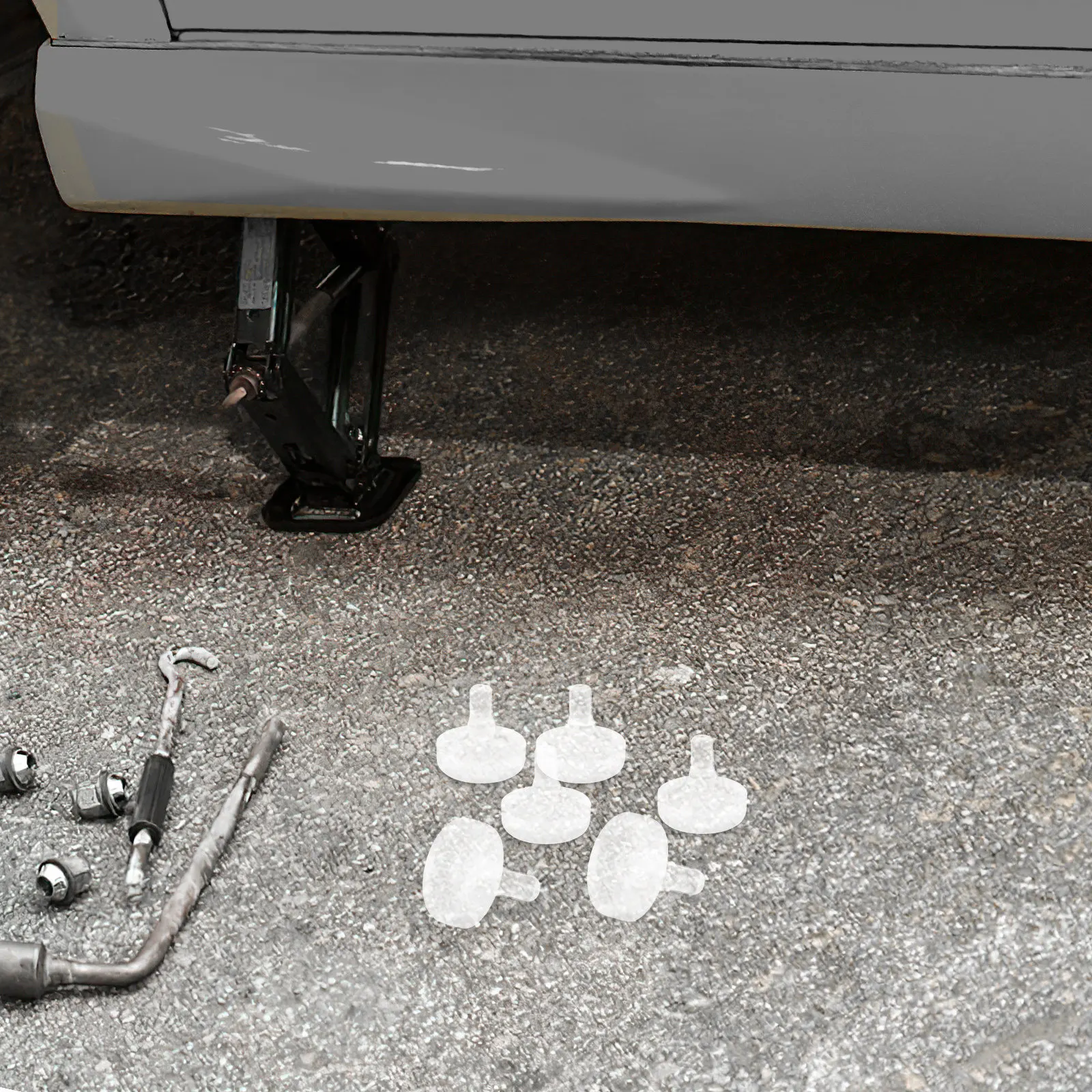10Pcs Brake Switch Stopper Rubber Brake Pedal Pad Enhanced Comfort Control Easy Install Universal Car Vehicle Clutch Pedal