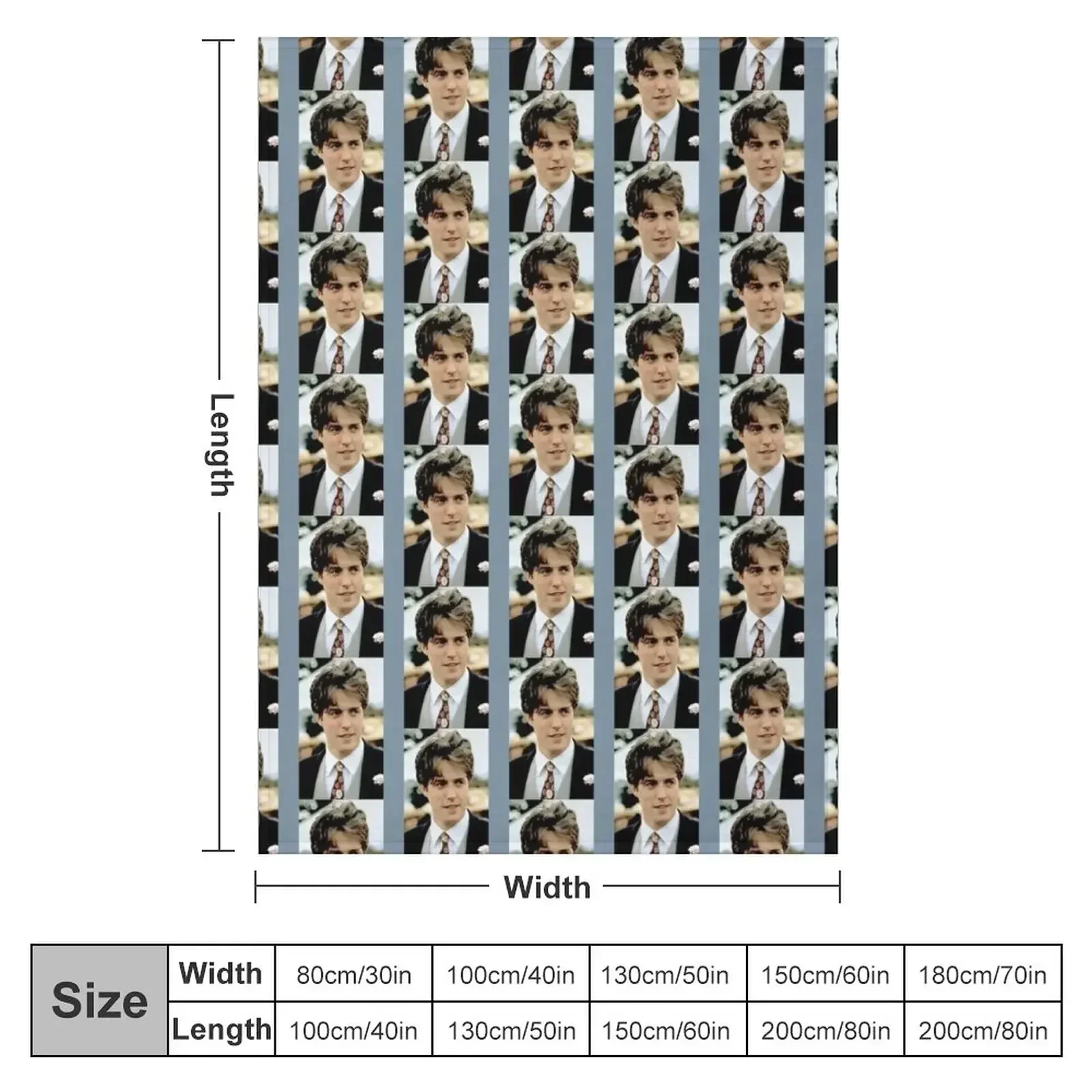 New hugh grant Throw Blanket Flannel Fabric Furry christmas gifts Giant Sofa Blankets