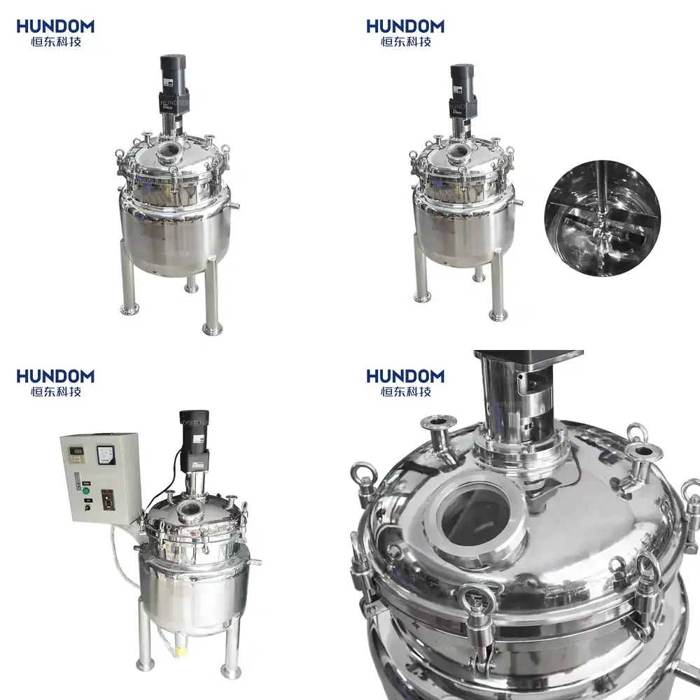High Quality Stainless Steel Steam Heating Reactor and Reaction Kettle Jacketed Chemical Reactor