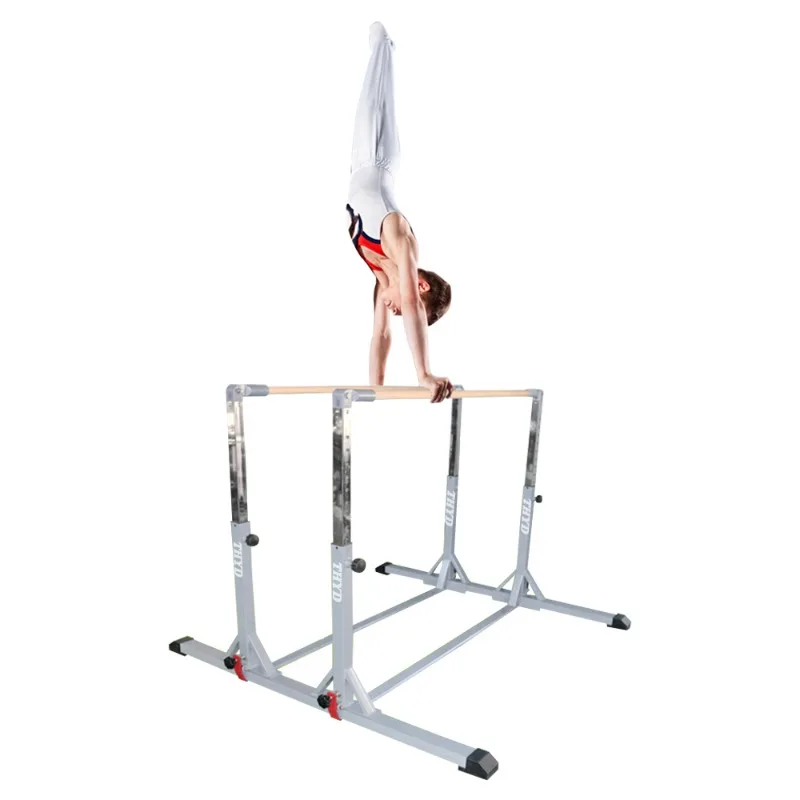 

Parallel bars of children's gymnastics equipment for training and recreation