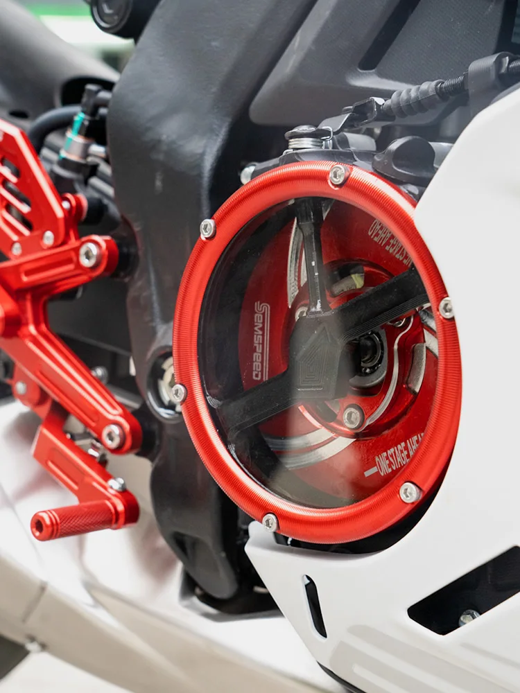SEMSPEED CNC Aluminium Motor-Kupplungsdeckel für CFMOTO 675NK 675SS 675SR-S NK675 675SR-S Motorradzubehör