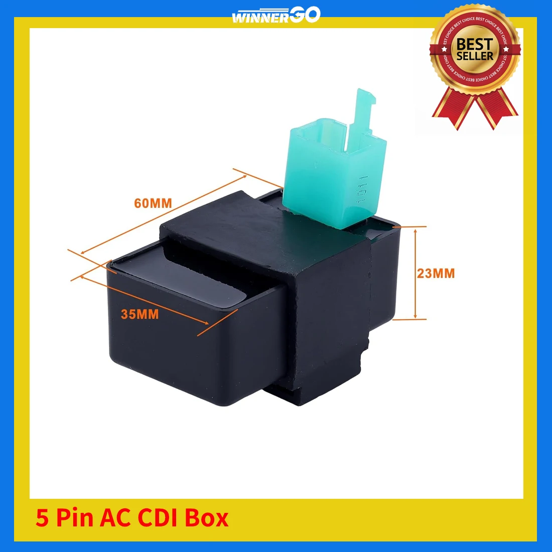 5 Pin AC CDI Box Compatible with COOLSTER 125cc 3125B 3125R 3125XR8 SSR Dirt Bike 50c 70c 90cc 110cc 125cc ATV Quad Go Kart Pit - view 3