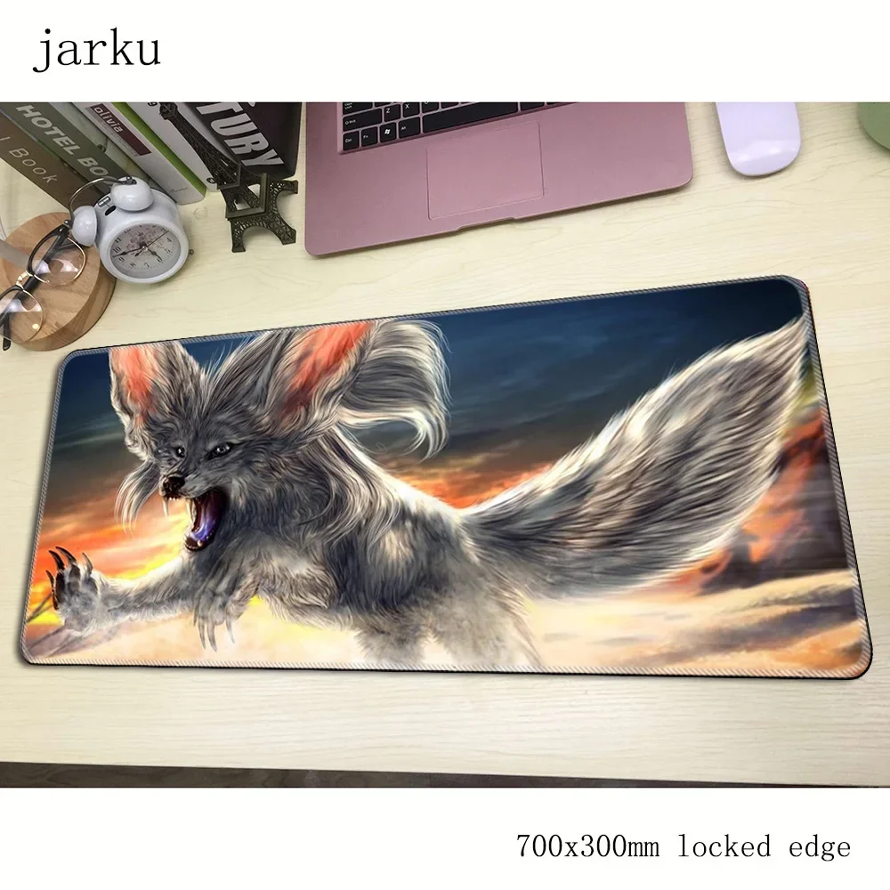 

Fox mouse pad Adorable Computer mat 800x400X3MM gaming mousepad large padmouse Fashion best keyboard games pc gamer desk