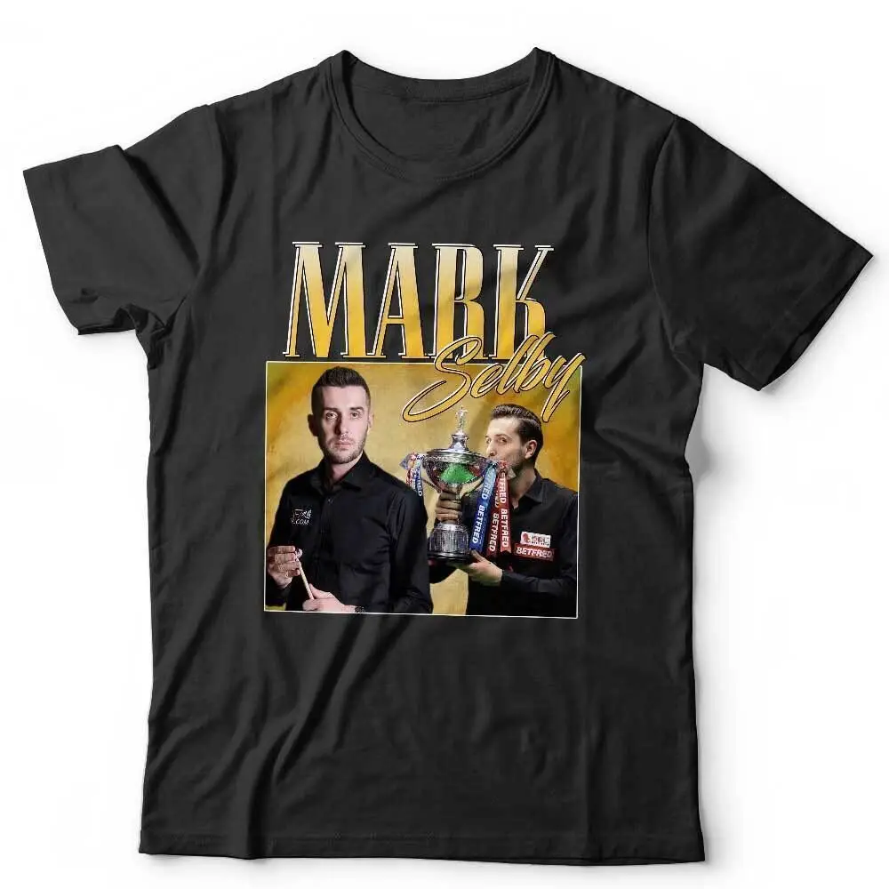 Camiseta divertida para hombre y mujer, prenda de vestir Unisex con estampado de Mark Selby