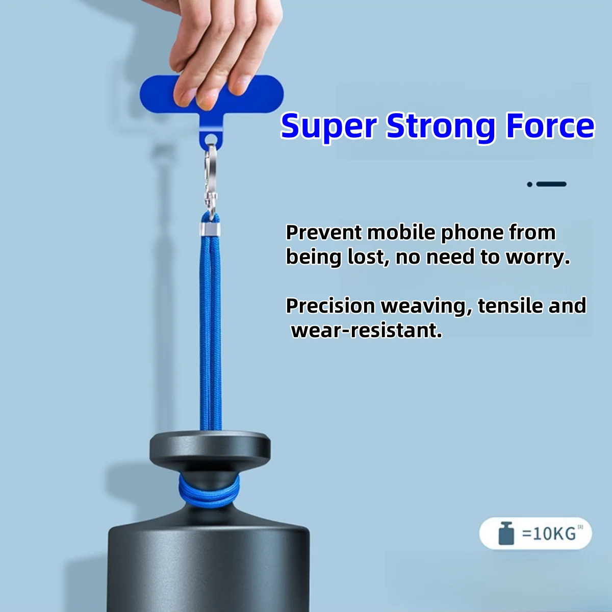 Universal Multi Purpose Mobile Phone Lanyard Crossbody Woven Adjustable Lanyard with Clip Anti-loss Hanging Rope Neck Straps