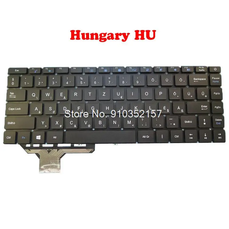 Laptop PO HU US SP NO Podświetlana klawiatura dla Insys 14P WHA-14P2 English US Portugal PO Hungary HU Spanish SP NO Frame