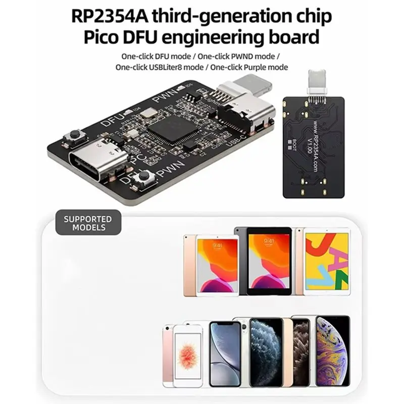 RP2354A Professional Repair Tool For IP XR Through 11 Pro Max (A12-A13 Chips) & Fully Automated Process RP2354A DFU