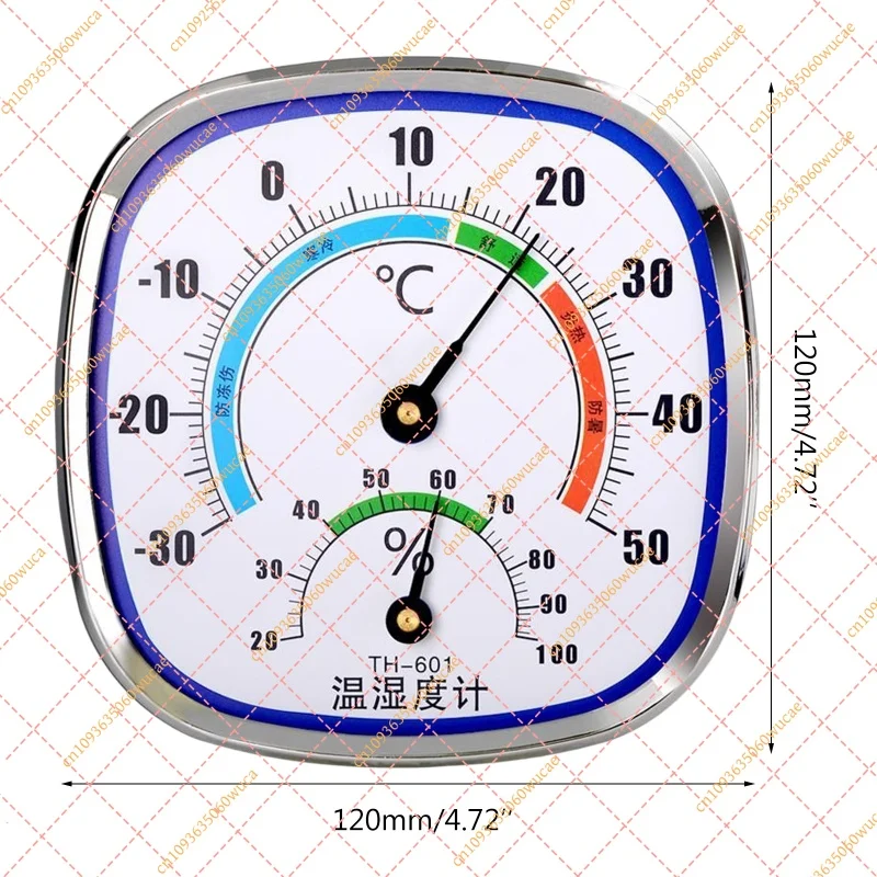 No Battery Analog Humidity Temperature Meter Household Indoor Outdoor Thermometer Hygrometer