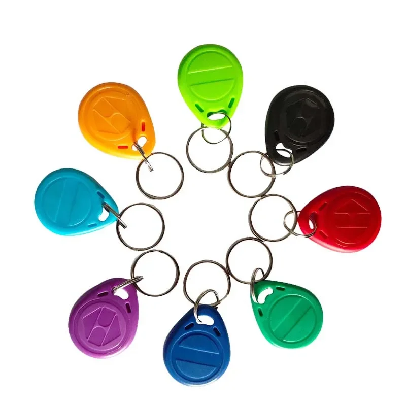 5/10 Pcs T5577 Rewritable 125khz Card Duplicate Tag 5200 Proximity  Access Card ID Token Ring RFID Keychain, Copy EM4100 Only