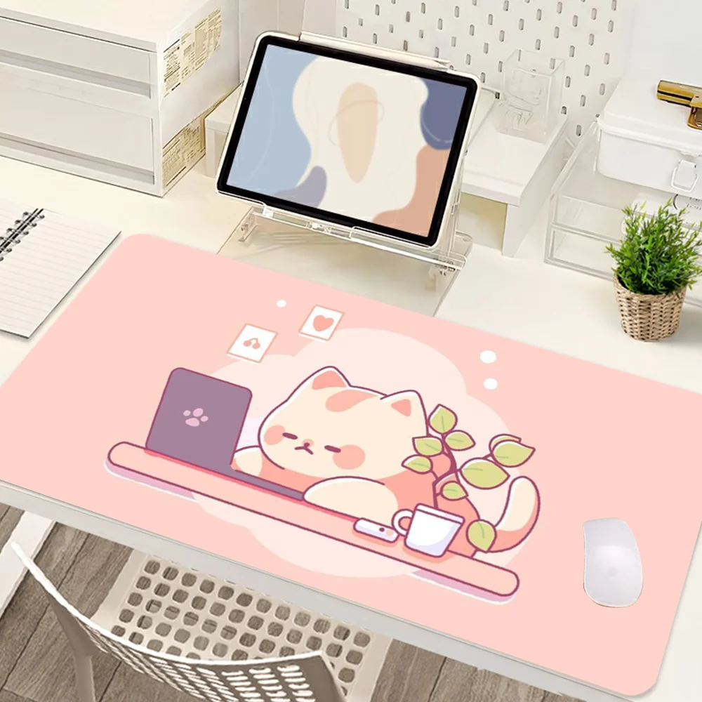 

Working Cat Mousepad Mousepad New Arrivals Large Gaming Mousepad L XL XXL Gamer Mouse Pad Size For Keyboards Mat