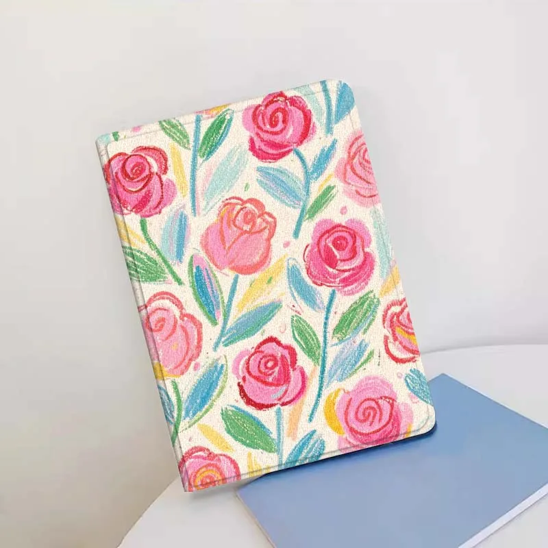 نمط الكتابة على الجدران الوردية لـ Vivo IQOO Pad2 Pad3 Pad5 Air SE Pro 12.1 12.3 13 11.5 11 بوصة حافظة كمبيوتر لوحي #5