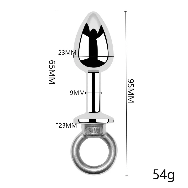 Anal Plug Adult Sex Toys Ass Fun Training Anus Expander Vaginal Stretcher Stainless Steel Flirting Buttplugs Masturbation Orgasm