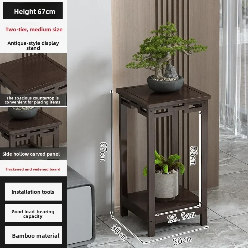 Modern Floor-to-ceiling retro flower table Multi-layer flower pot rack