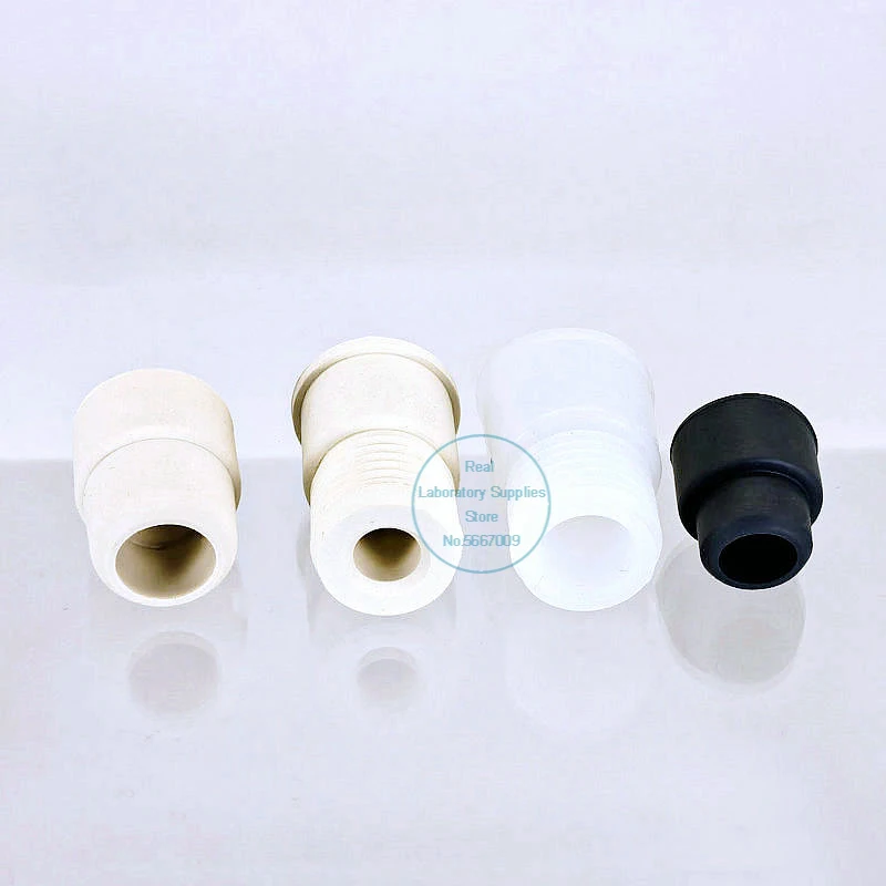 20/50/100pcs Laboratory Sleeve-Style Rubber/silicone Stopper Lab Turnover Septum Stopper for Chemistry Experiment Flasks Sealing