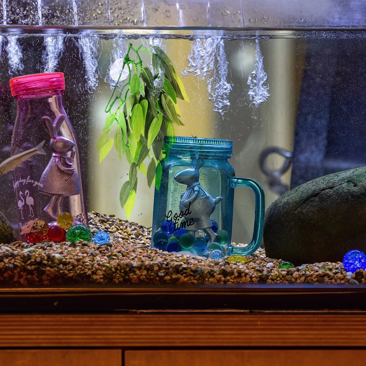 

Lifelike Artificial Aquarium Plants Simulation Rattan Decor For Fish Tank Fresh Salt Water Easy Clean Natural Landscape