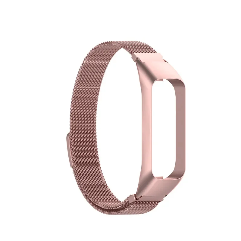 Correa in acciaio inossidabile per Samsung Galaxy Fit2 R220 cinturino in metallo con anello magnetico di ricambio per orologio da polso per Galaxy Fit 2