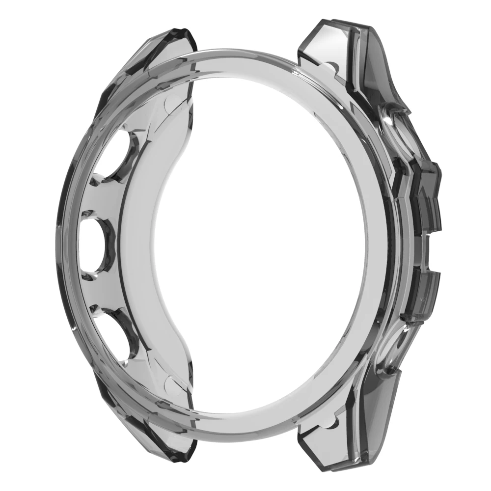 TPU Silicone Clear Watch Case For Garmin Fenix 8 51mm 7 47mm Bumper Frame Shell For Garmin Fenix8 Transparent Protective Cover