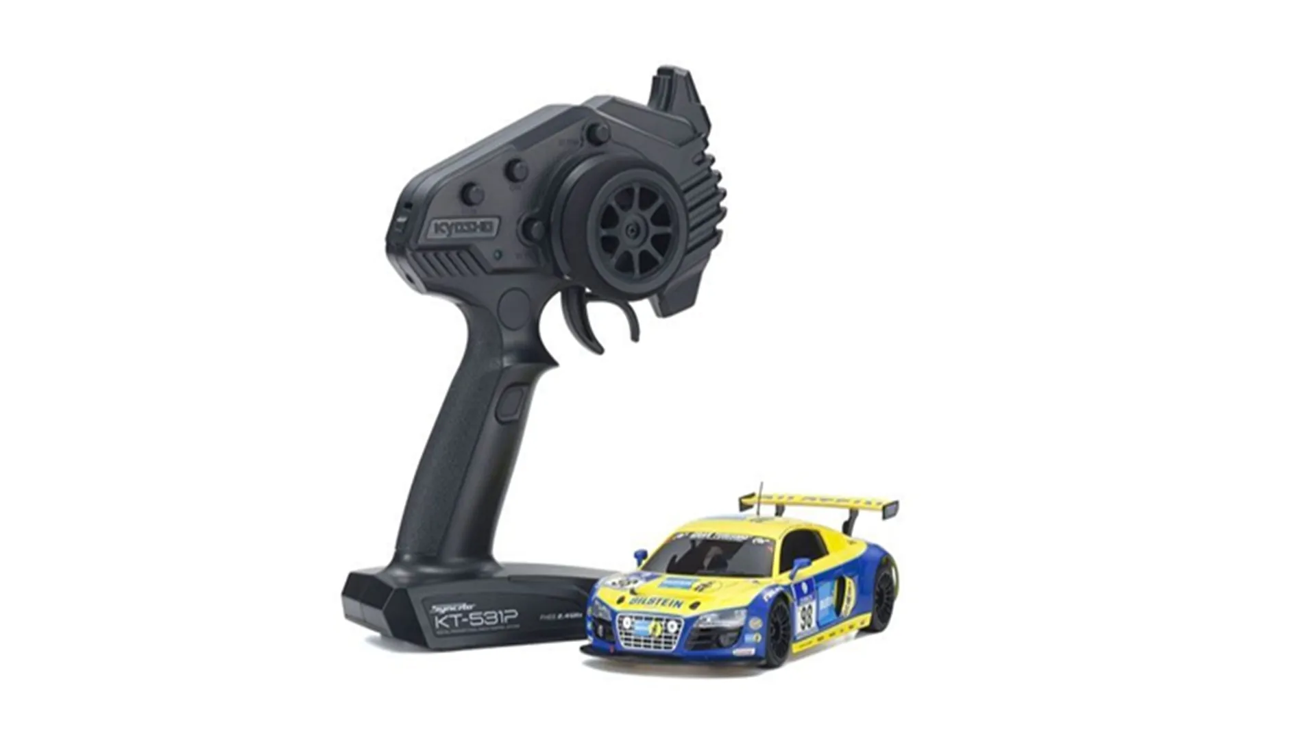 KYOSHO MR03 MINI-Z RWD Series Ready Set Audi R8 LMS Phoenix Racing NBR 2010 #98 32329BT