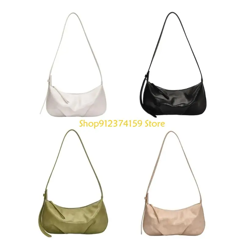 

G5AE Retro Shoulder Bag Large Capacity Stylish PU Crossbody Bags For Work Daily Use