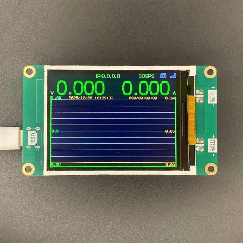 M3 DC Voltage Current Data Logger Recorder with Curve Display